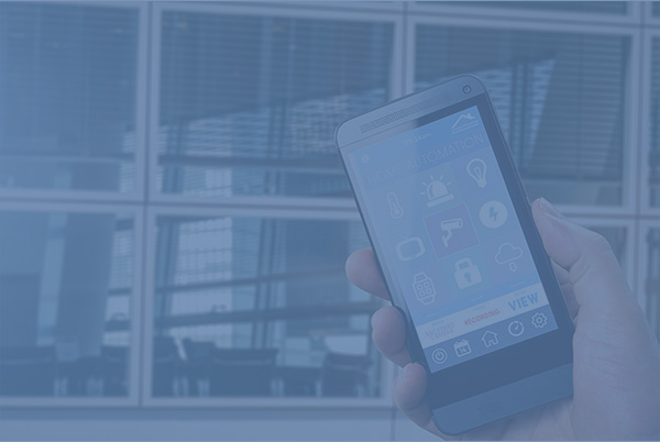 A phone controlling a rental home's locks, cameras, and thermostat