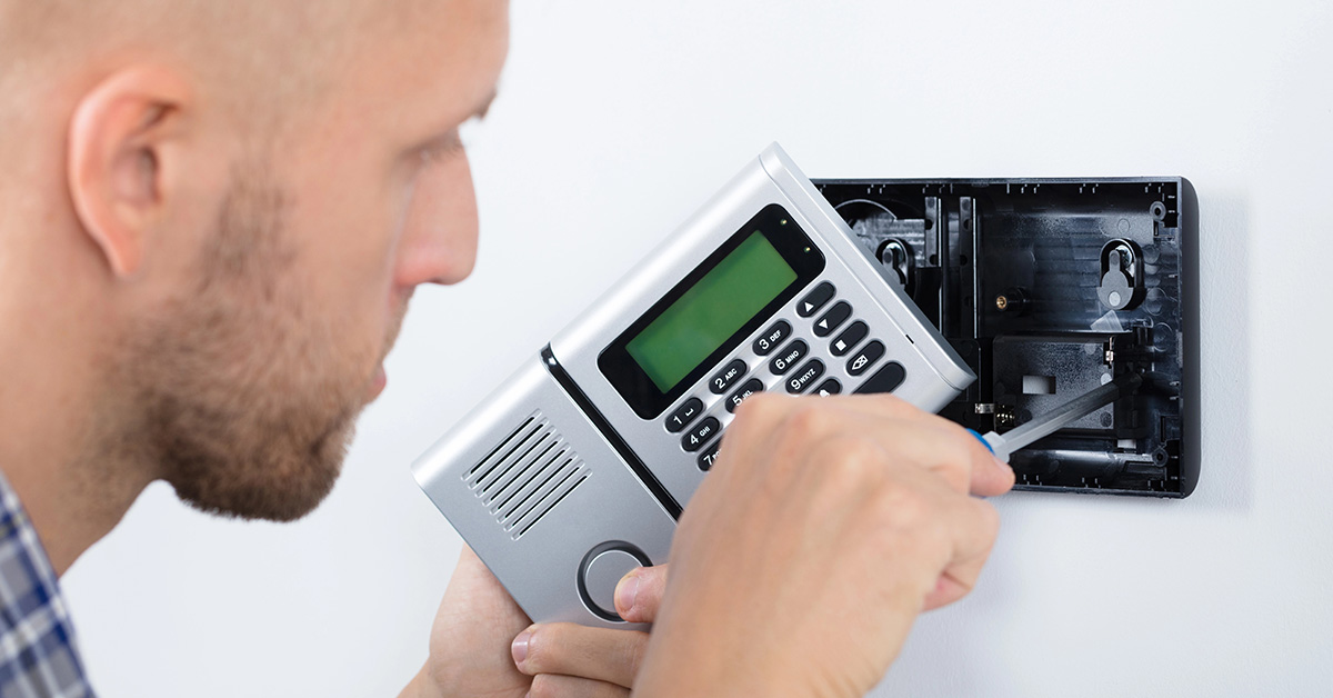 professional home security installation